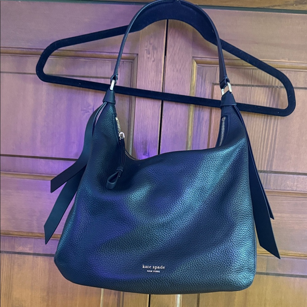 Kate Spade Midnight Black Hobo Bag